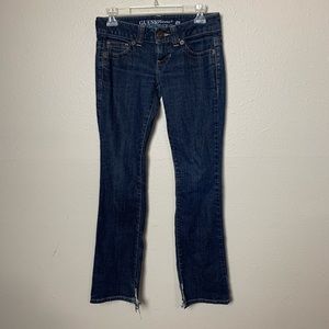 Guess daredevil bootcut jeans open bottom bootcut